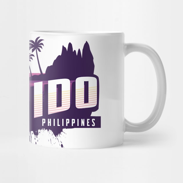 El Nido Philippines Palawan Purple Sunset by Family Heritage Gifts
